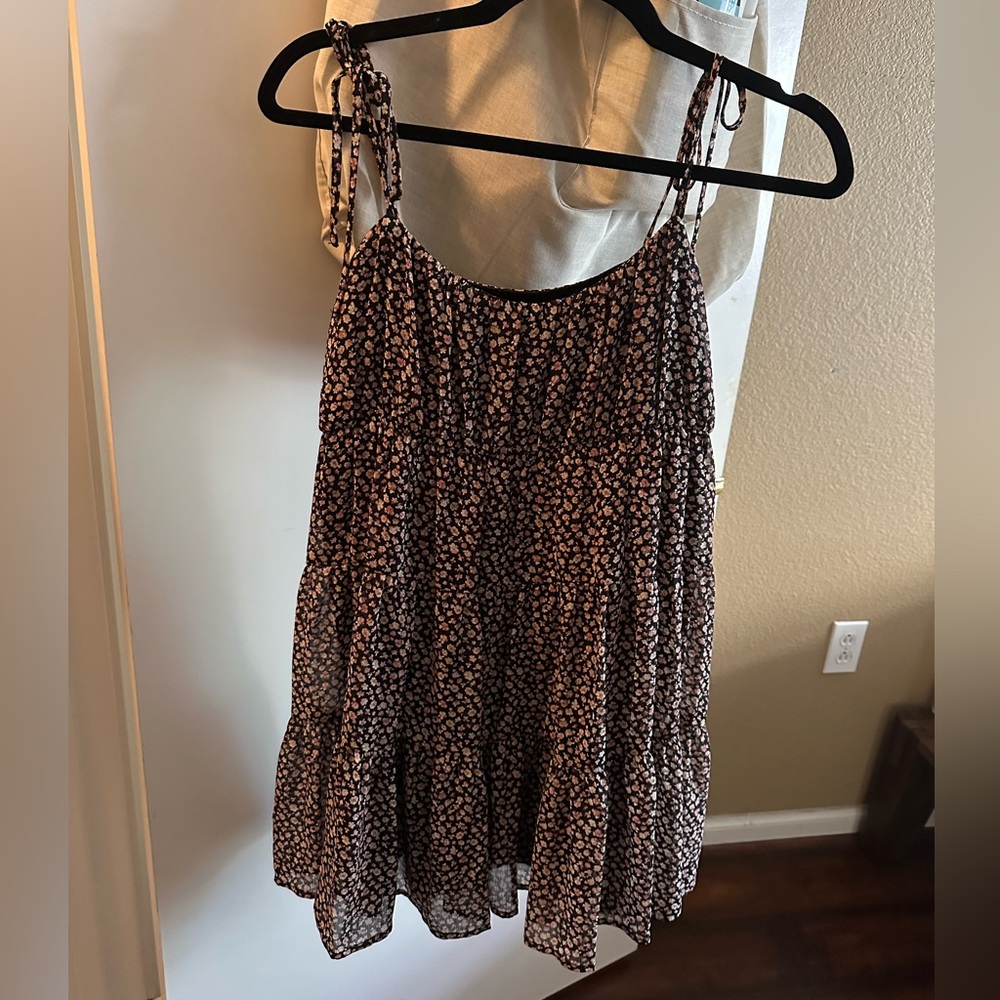 All in favor floral print minidress